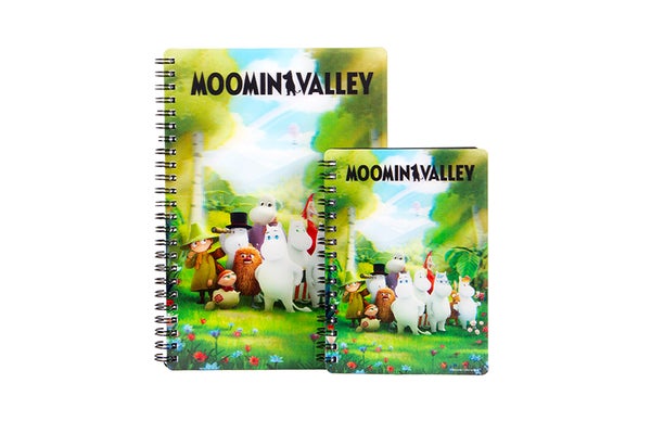 Moomins 3D Notebook A5 Moomin Family in Forest