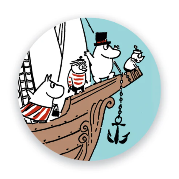 Moomin magnet, boat adventure