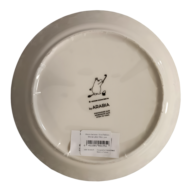 Arabia Moomin Plate Love 19 cm