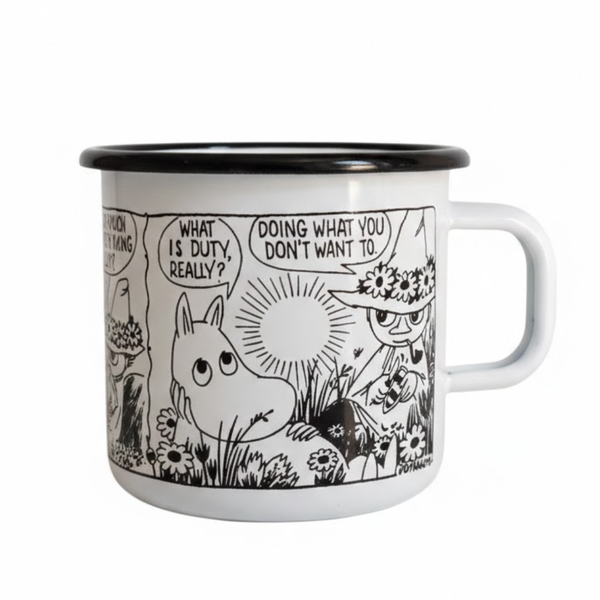 Muurla Moomin Enamel Mug, Comic #3 (Limited Edition)