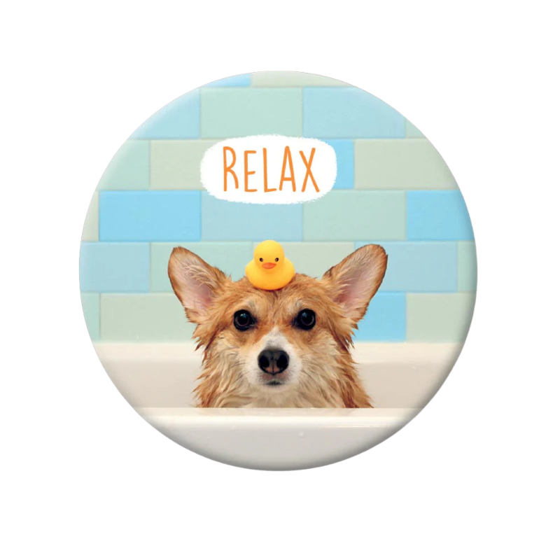 Magneetti Rentoutuva Koira Kylvyss&auml;