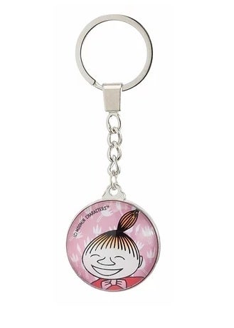 Nordicbuddies Little My Laugh keyring, light pink