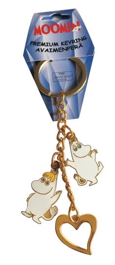 Moomin Keyring, Moomintroll&Snorkmaiden