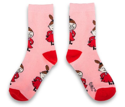 Nordicbuddies Moomin Little My Happiness women's socks, light pink