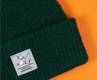 Nordicbuddies Moomin Snufkin adults' beanie, green
