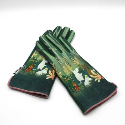 House of Disaster women's Moomin forest, stretchy gloves, one size fits all