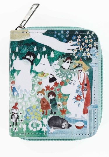 Lasessor Moomin wallet Dangerous Journey, green
