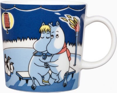 Arabia Moomin mug Winter bonfire, 2008