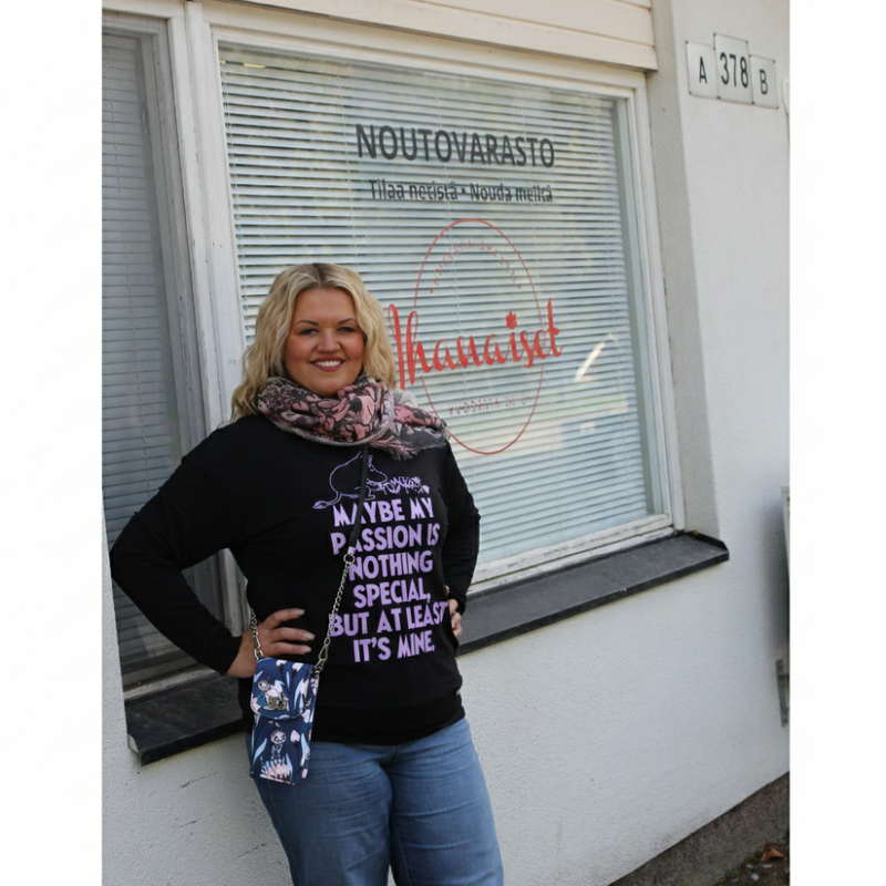 Muikkunen Pouch Bag Magnolia Dark Blue