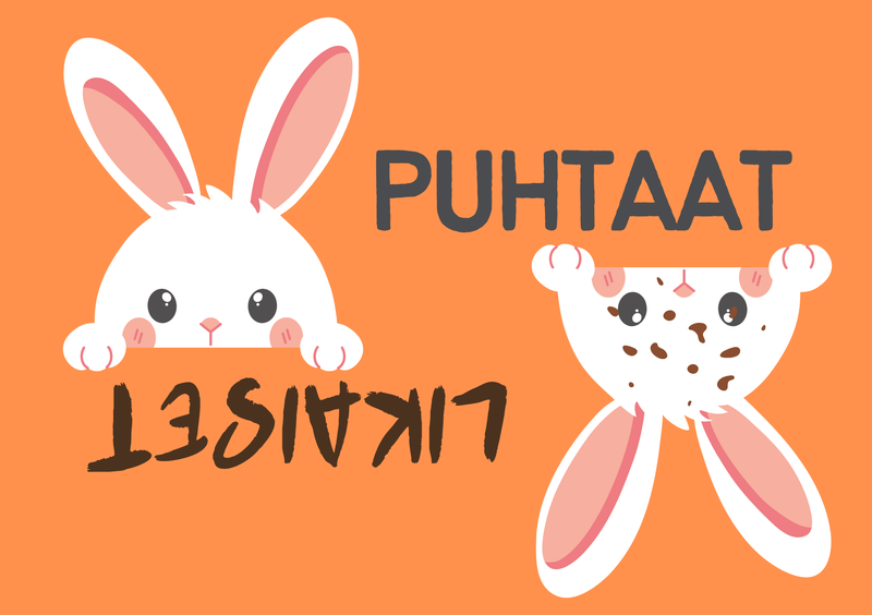 Dishwasher magnet Dirty/Clean, Rabbit