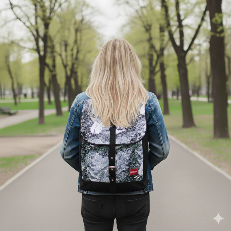 Moomin backpack, black