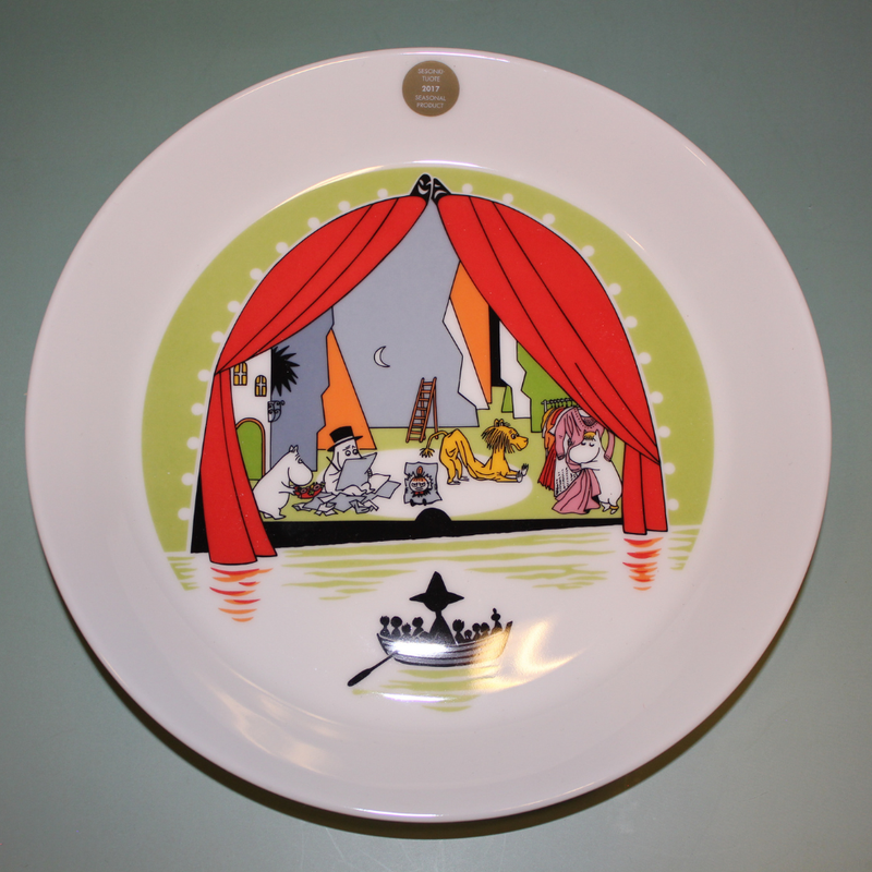Arabia Moomin plate 2017 Summer theater