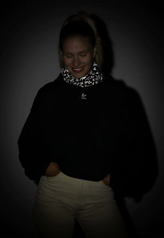 Lasessor Moomin reflective multifunctional scarf, black