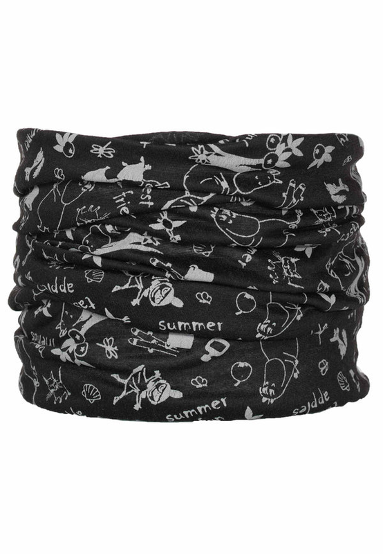 Lasessor Moomin reflective multifunctional scarf, black
