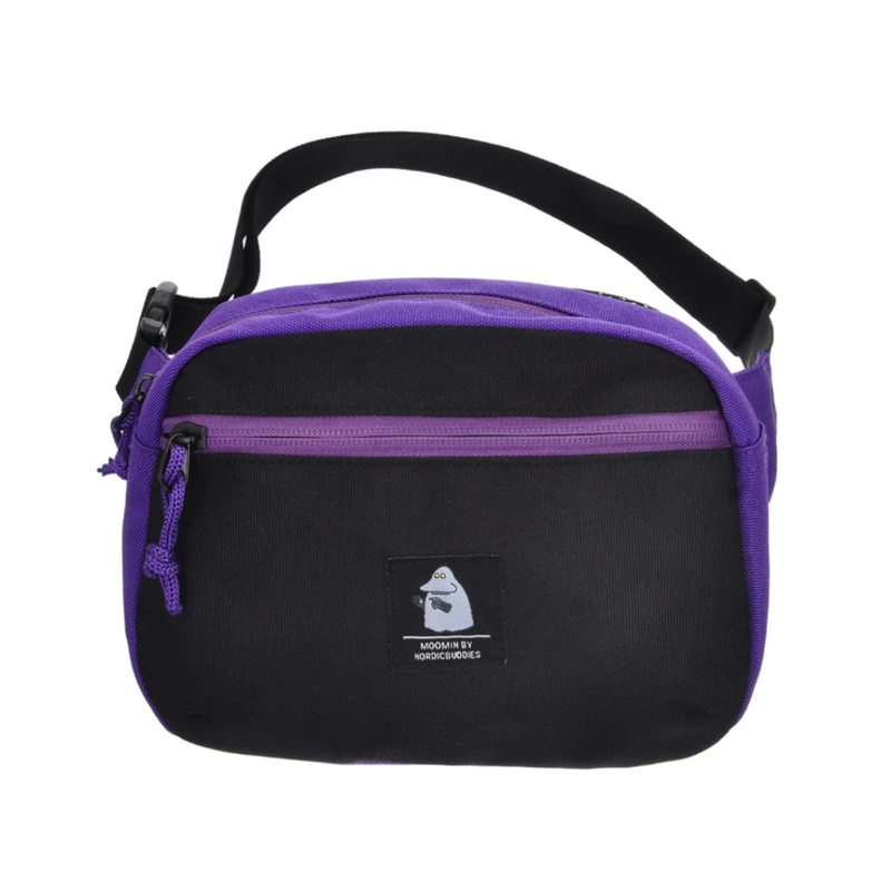 Nordicbuddies Muumi vy&ouml;laukku M&ouml;rk&ouml;, musta-lila