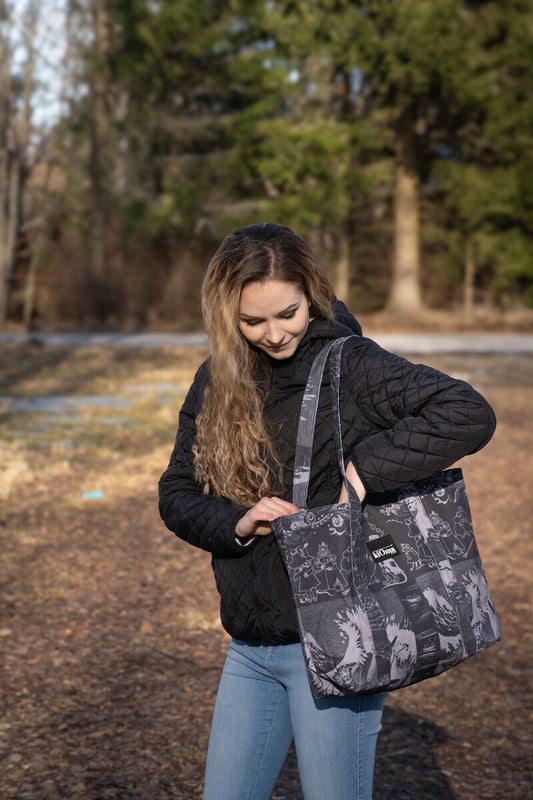 KiOma Moomin Shopper bag / weekend bag, Moominpappa's Memoirs