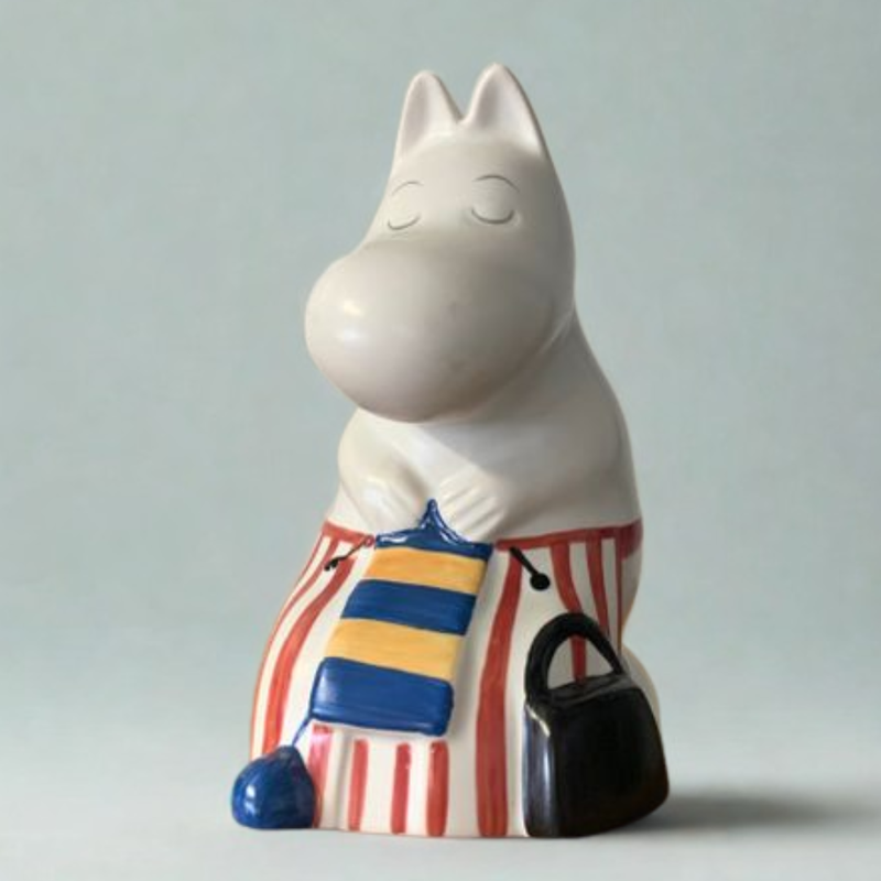 Arabia Moomin Figurine Moominmamma (With Sticker, Collectible, 14.5 cm)