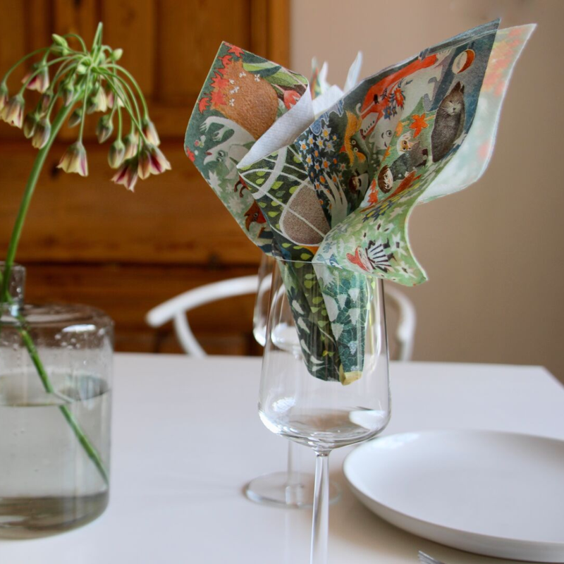 Muumi Vaarallinen matka servetit, 33x33 cm