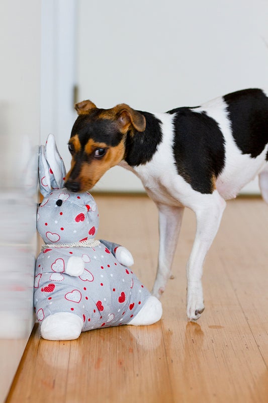 Door stop Bunny, heart