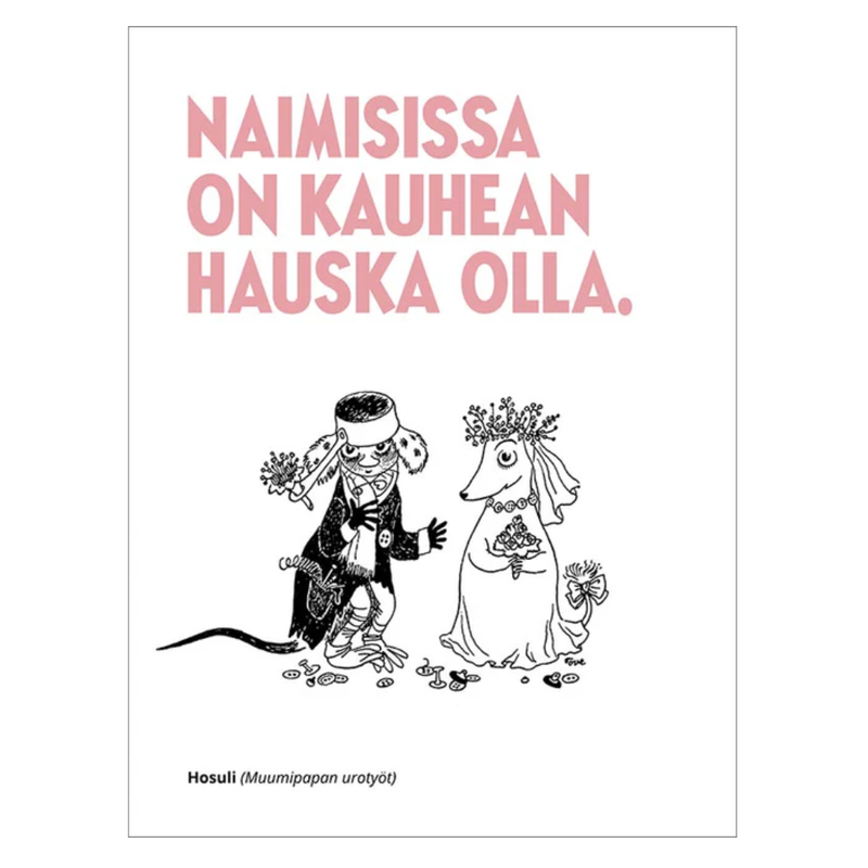 Onnittelukortti Muumi - Naimisissa