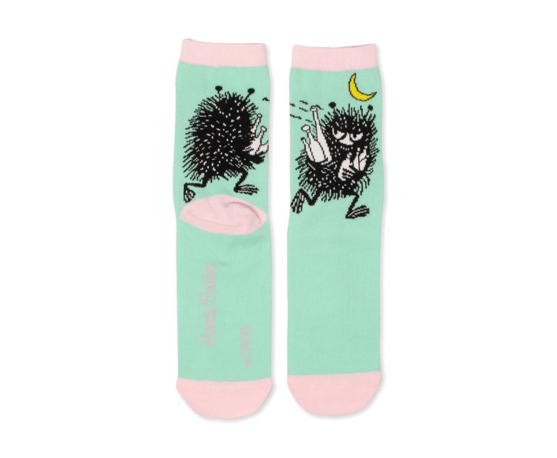 Nordicbuddies Stinky on the Run women's socks,  mint green