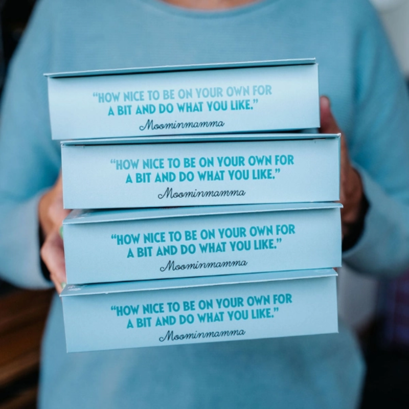 Moomin Embroidery Kit - Moominpappa Snoozing