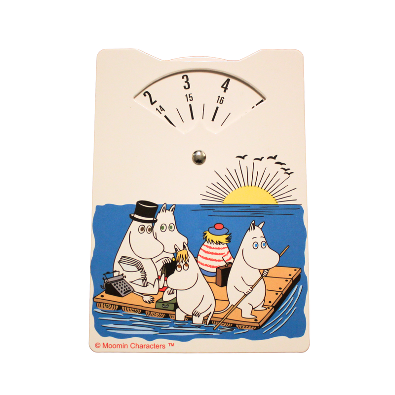 Moomin parking disc, Moomin family's at the ferry