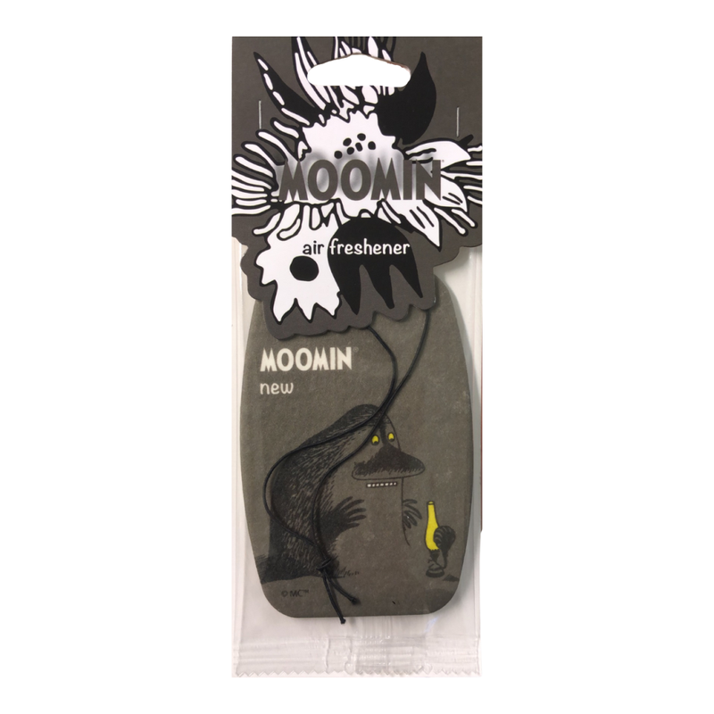 Moomin air freshener Groke, new car