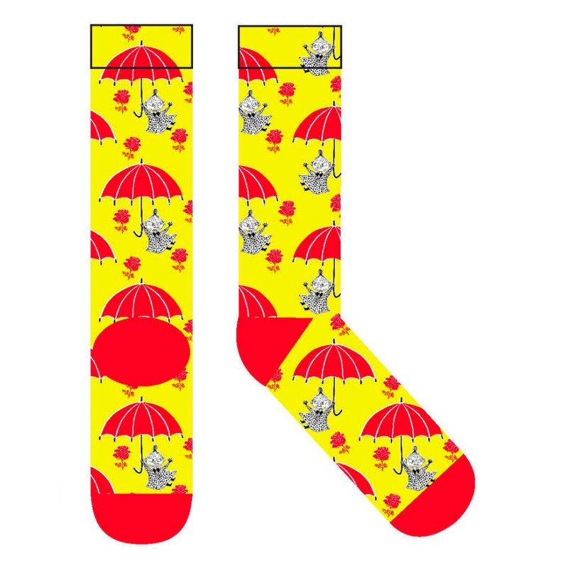 NVRLND adult's socks Little My, Yellow