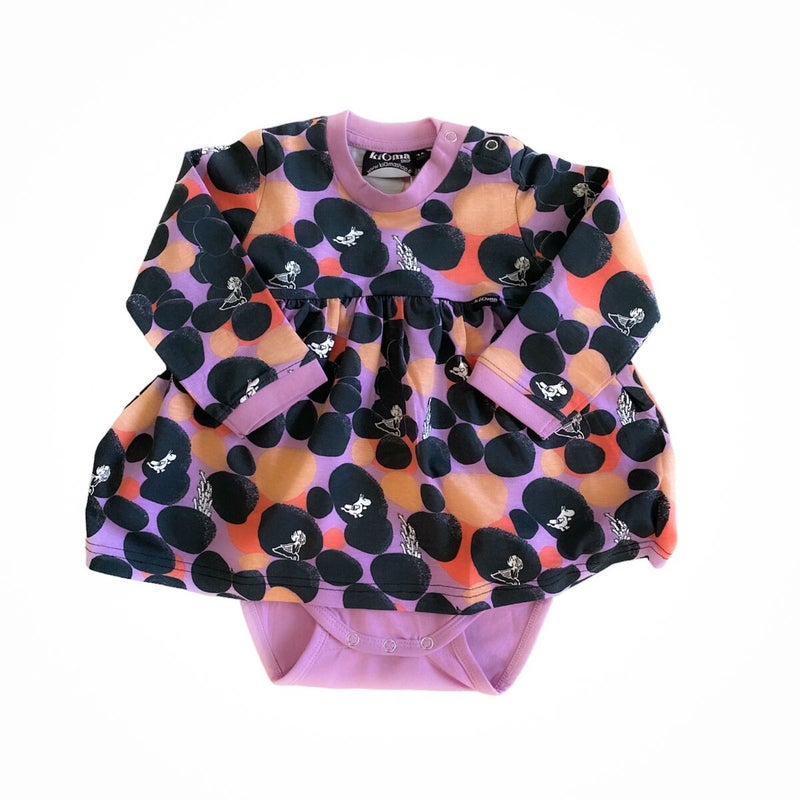 KiOma Moomin Hertta Body Dress, Rock, 62-98cm