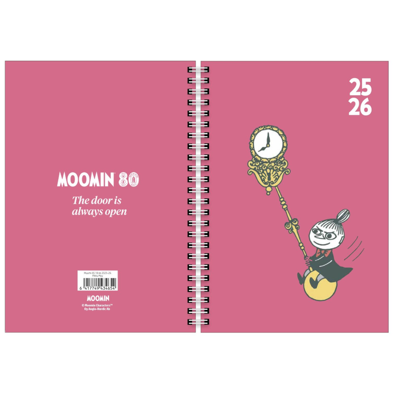 Muumi 80-juhlavuoden A5-lukuvuosikalenteri 2025-2026 Pikku Myy