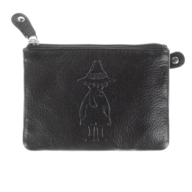 Musta Nuuskamuikkunen nahkakukkaro