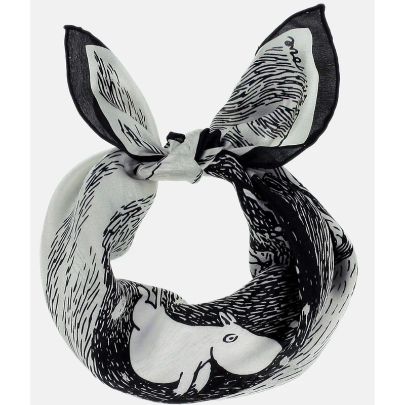 Lasessor Muumi-silkkihuivi Sukellus