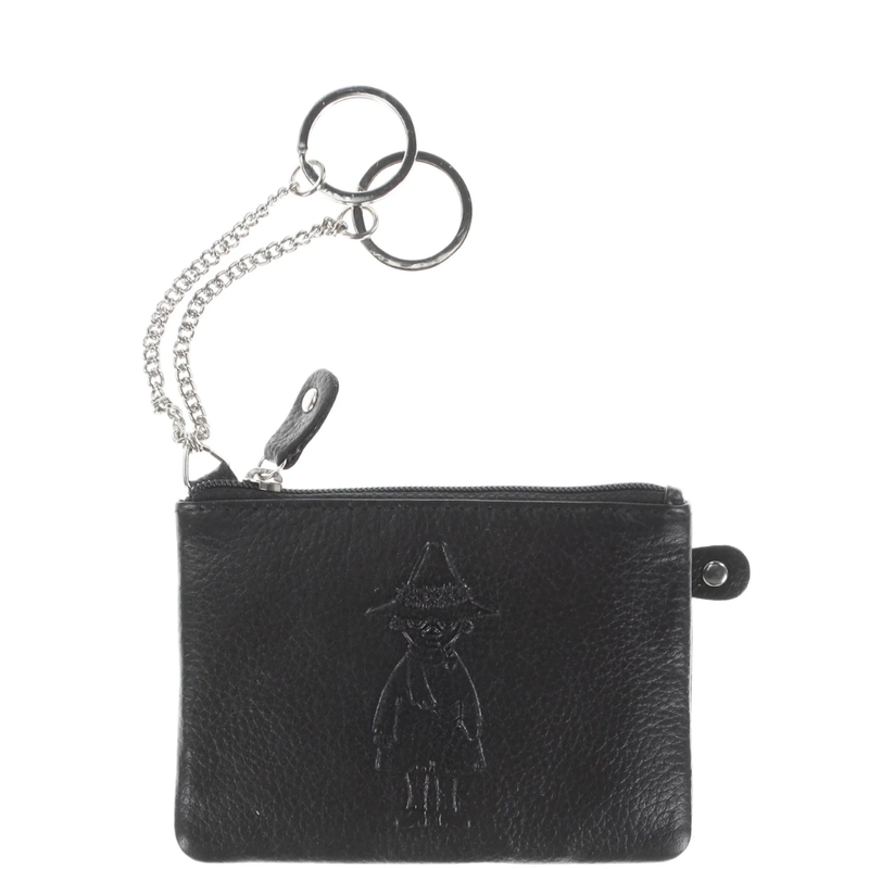 Musta Nuuskamuikkunen nahkakukkaro