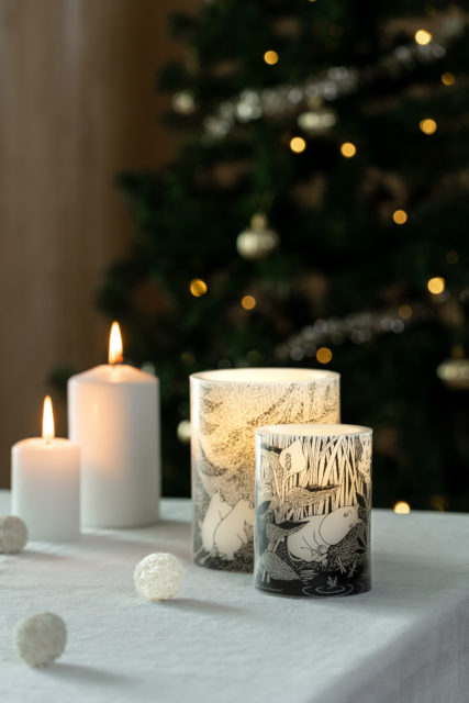 Muurla Moomin Led candle Under the Trees 12.5 cm