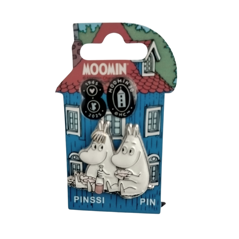 Moomintroll & Snorkmaiden 3D Pin