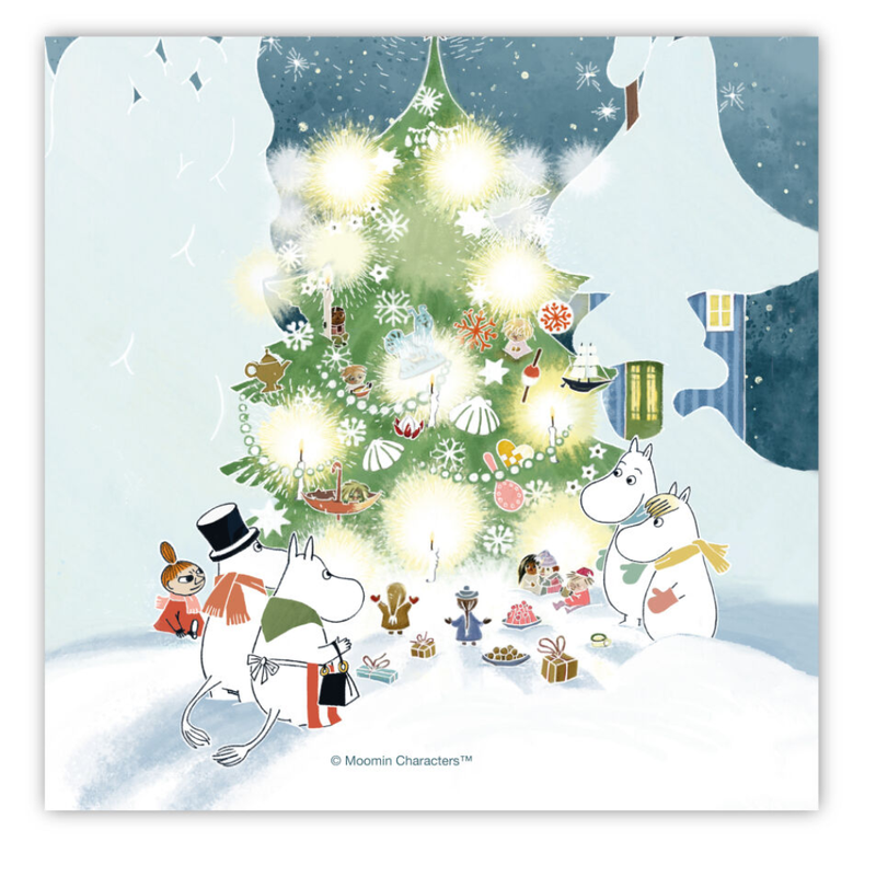Muumi Joulukuusi servetit, 33x33 cm