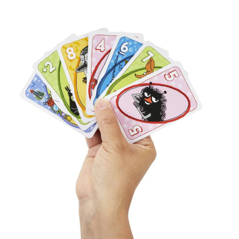 Muumi UNO -korttipeli &ndash; Perheen Yhteisiin Pelihetkiin!